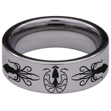 Squid Tungsten Carbide Ring