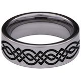 Celtic Star Tungsten Carbide Ring