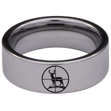 Eat Sleep Hunt Deer Tungsten Carbide Ring
