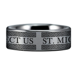 St. Michael Tungsten Carbide Ring