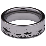 Giraffe Tungsten Carbide Ring