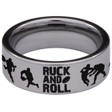 Rugby Tungsten Carbide Ring