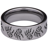Viking Bear Tungsten Carbide Ring