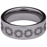 Love Knot Tungsten Carbide Ring