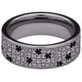 Puzzle Tungsten Carbide Ring