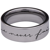 Infinity Love Tungsten Carbide Ring