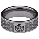 Friends of Irony FOI Wolf Pack Style 2 Tungsten Carbide Ring