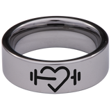 Fitness Tungsten Carbide Ring