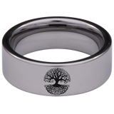 Tree of Destiny Tungsten Carbide Ring