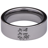Jeremiah 29:11 Tungsten Carbide Ring