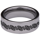 Celtic Dog Style 2 Tungsten Carbide Ring