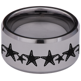 Starfish Tungsten Carbide Ring