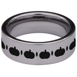 Pumpkin Tungsten Carbide Ring