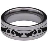 Maple Leaf Tungsten Carbide Ring