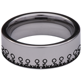 Ladybug Tungsten Carbide Ring