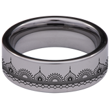 Indian Elephant Tungsten Carbide Ring