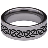 Knotwork Tungsten Carbide Ring