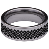 Dragon Scale Tungsten Carbide Ring