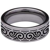 Tiger Eye Style 2 Tungsten Carbide Ring