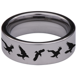 Crow Tungsten Carbide Ring