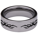 Tribal Butterfly Tungsten Carbide Ring