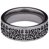 Leopard Tungsten Carbide Ring