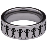 Elf Tungsten Carbide Ring