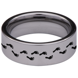 Footprints Tungsten Carbide Ring