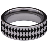 Jester Clown Tungsten Carbide Ring