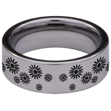 Daisy Tungsten Carbide Ring