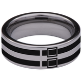Bowtie Tungsten Carbide Ring