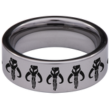 Mandalorian Tungsten Carbide Ring