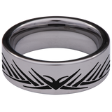 Flying Raven Tungsten Carbide Ring