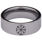 Vegvisir Compass Tungsten Carbide Ring