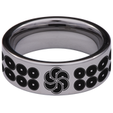 Lucky Cat Tungsten Carbide Ring