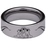 Otter Tungsten Carbide Ring