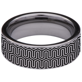 Egyptian Isis Tungsten Carbide Ring
