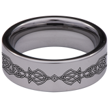 Celtic Dog Style 1 Tungsten Carbide Ring