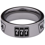 Gambler Style 2 Tungsten Carbide Ring