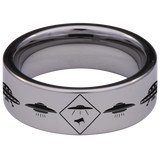 UFO Tungsten Carbide Ring