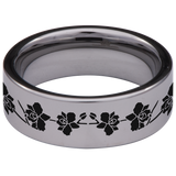 Orchid Tungsten Carbide Ring