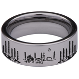 Camper Life Tungsten Carbide Ring