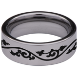Chinese Hope Faith Love Tungsten Carbide Ring
