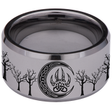 Tribal Werewolf Tungsten Carbide Ring