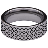 Quatrefoil Tungsten Carbide Ring