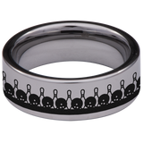 Bowling Tungsten Carbide Ring
