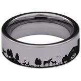 Farm Tungsten Carbide Ring