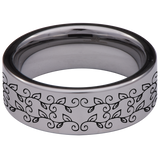 Tree of Life Tungsten Carbide Ring