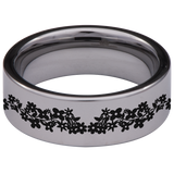 Flower Cluster Tungsten Carbide Ring