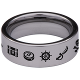 Pirate Tungsten Carbide Ring